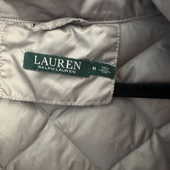 Ralph Lauren Quilted Silver Jacket - M - Picture 4 of 9
